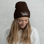 Embroidered “Fearless in Christ” Cuffed Beanie