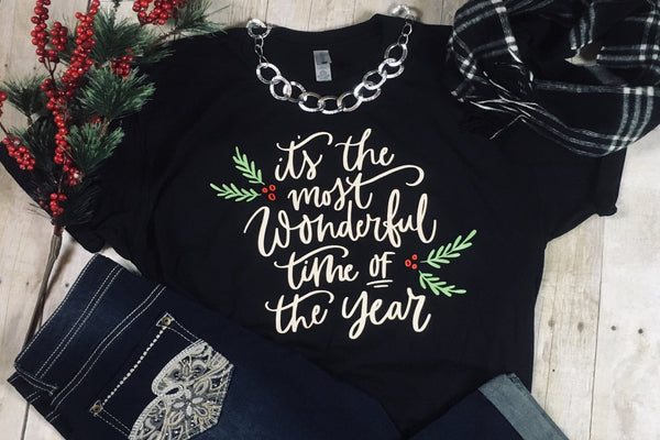 “It’s the Most Wonderful Time of the Year” Short Sleeve Graphic Tee